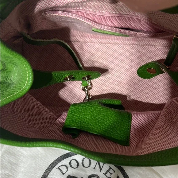 Dooney & Bourke Vibrant Green Shoulder Bag - Picture 9 of 13
